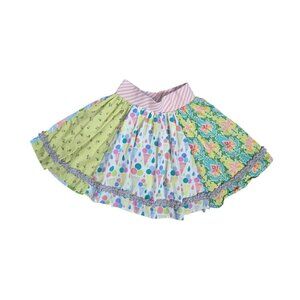 Matilda Jane It's a Wonderful Parade Sorbet Cherries Skirt  sz 6 Cottagecore